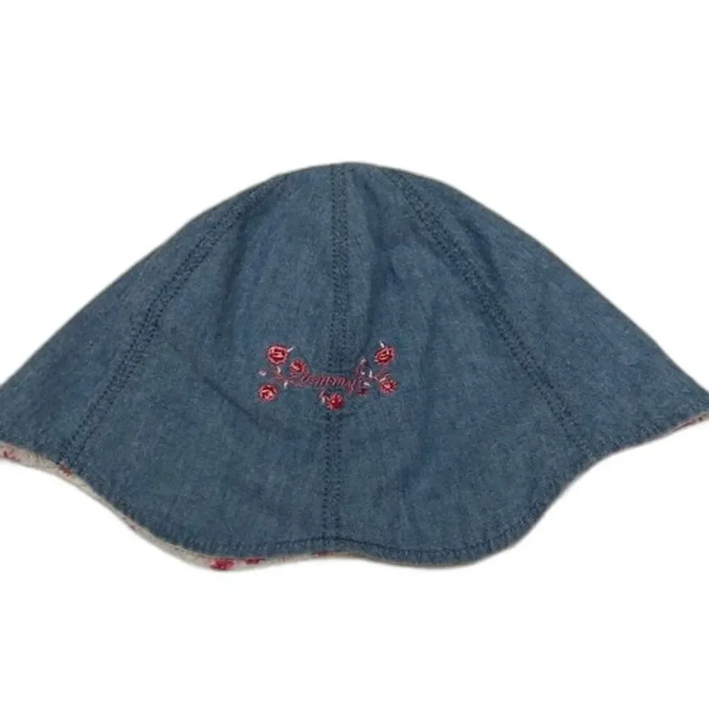 Girl Tommy Hilfiger Reversible Chambray Bucket Hat
